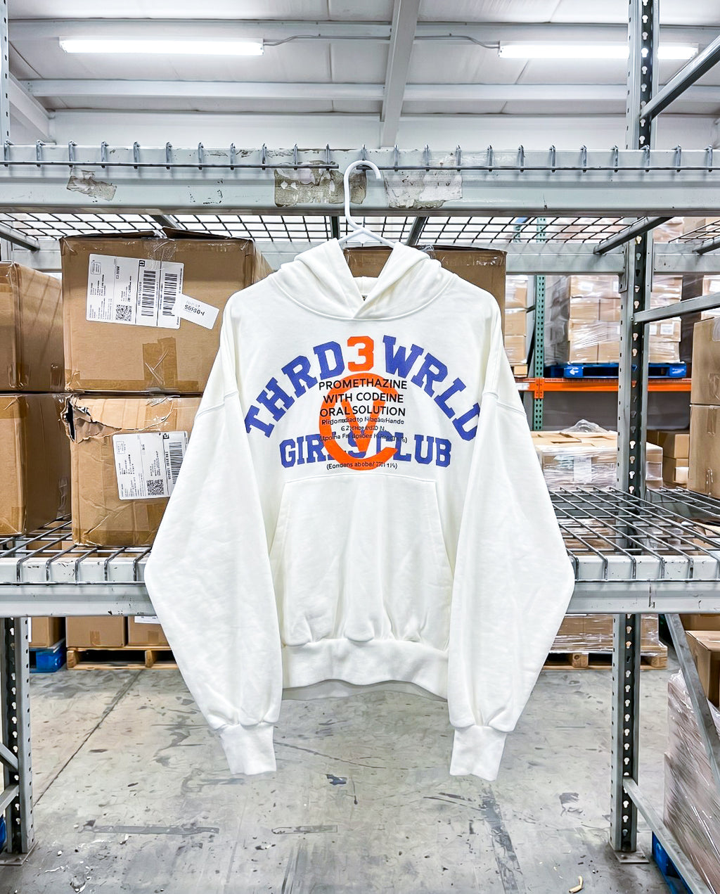 white hoodie